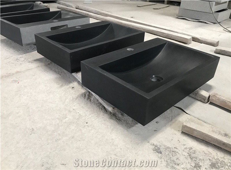 Mongolia Black Basins,Vessel Sinks,Bathroom Sinks,Square Sinks,Wash Basins