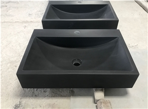 Mongolia Black Sinks/Basin/Kitchen Sinks/Vessel Sinks/Wash Basins/Square Sinks/Square Basins/Bathroom Basins/Sinks