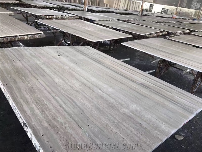 Travertino Romano Silver,Travertino Silver,Silver Travertine,Polished Honed Slabs Tiles