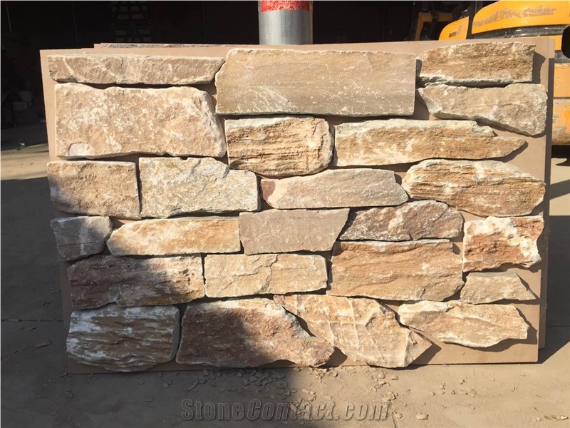Yellow, Black, Multicolor Slate Loose Stone, Slate Cultured Stone, Wall Cladding