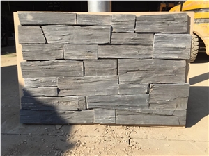 Yellow, Black, Multicolor Slate Loose Stone, Slate Cultured Stone, Wall Cladding