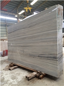 Natural Bright Moon Wood Grain Geek Greece Wood Grain Marble Slab Tile