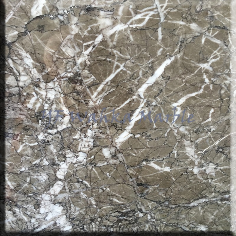 Natural Gery Marble Gray Lido Taffry Marble Tile Slab for Interior Decaration