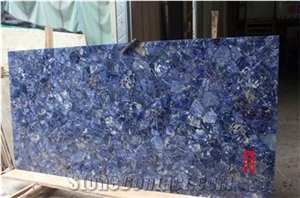 Natural Stone Blue Sodalite-Blue Agate Gem Stone Slab for Decoration Natural Stone Blue Sodalite-Blue Agate Gem Stone Slab for Decoration