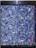 Natural Stone Blue Sodalite-Blue Agate Gem Stone Slab for Decoration