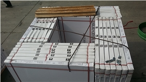 Composite Crystallized Thassos Glass Porcelain Tile