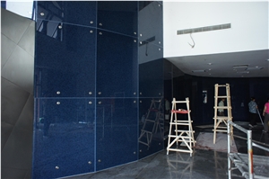 Techno Glass/Decorative Mixed Green Onyx Laminated Glass Jade Glass Bathroom Countertops/Bathroom Vanity Tops