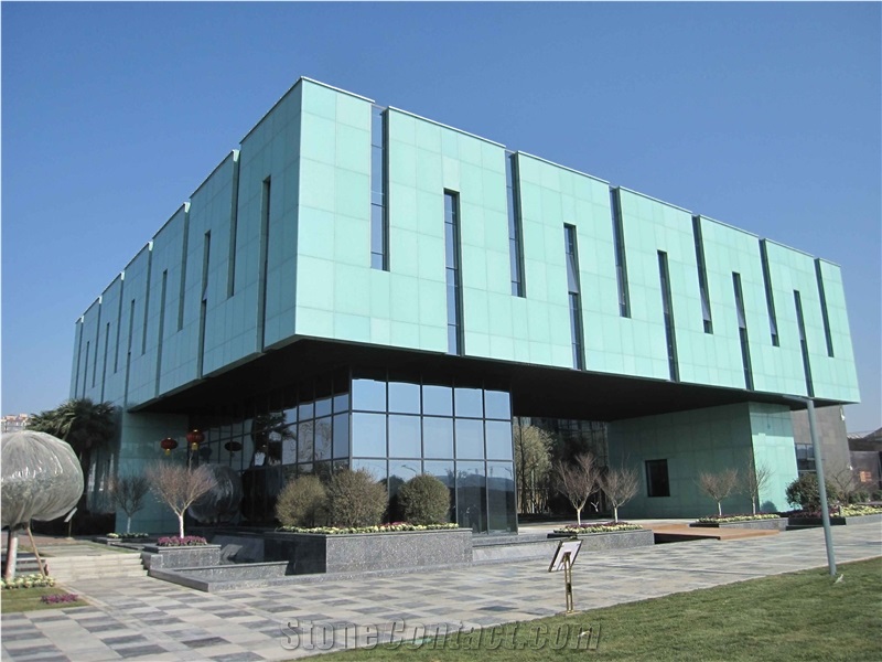 Techno Glass/Decorative Mixed Laminated Glass Jade Glass Tile for Wall