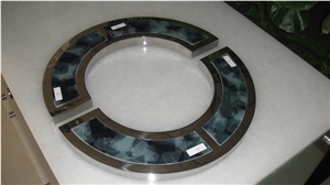 Techno Glass/Decorative Mixed Laminated Glass Jade Glass Tile for Wall