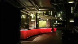 Techno Glass/ Jade Translucent Glass for Reception Tops/Display Desk/Tabletops