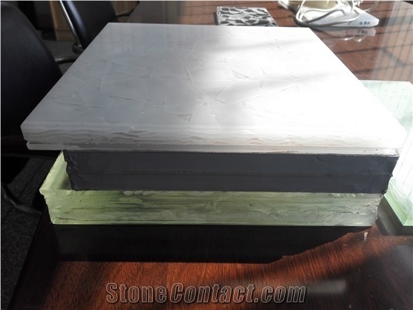 Techno Jade Translucent Glass/Mademan Laminated Glass/ Wall Cladding Panels