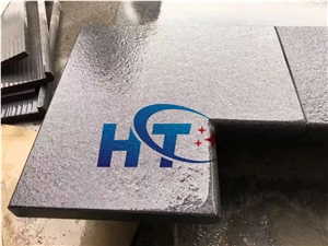 G654 Granite Pool Coping, Sesame Black Granite Swimming Pool Coping, China Black Granite Pool Coping