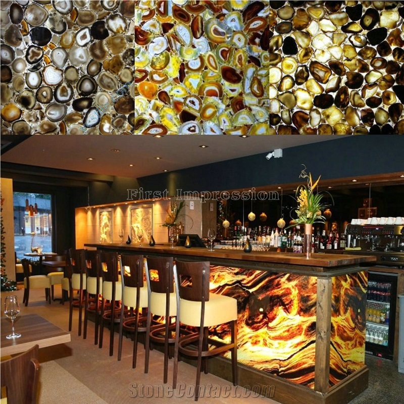 Agate Stone Slabs & Tiles/Semi-Precious Stone Interior Flooring/Red Agate Transmittance Stone Blackground Wall/Semi Precious Stone/Interior Decoration/Gemstone for Wall & Floor Covering Tile
