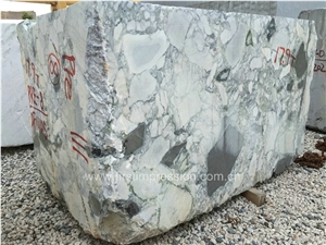 Best Price Luxury White Beauty Marble Blocks/Ice Connect Marble/Chinese Green/Ice Green/White and Green Project Chinese Natural Stone Products