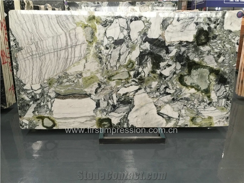 Best Price White Beauty Green Marble/Ice Connect Marble Block/Ice Green/China Green Marble/Green Marble Blocks/Nice Blocks/Ice Green Marble Block