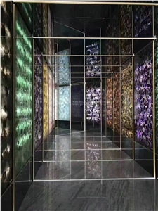 Cheap Yellow Agate Semi Precious Stone Slabs/Semi-Precious Stone Interior Walling/Agate Transmittance Stone Blackground Wall/Semi Precious Stone/Interior Decoration/Gemstone for Wall Covering Tiles