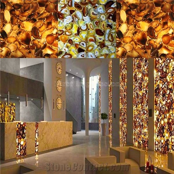 China Agate Translucent Stone Walling/Semi-Precious Stone Interior Flooring/Red Agate Transmittance Stone Blackground Wall/Semi Precious Stone/Interior Decoration/Gemstone Slab for Wall Covering Tile