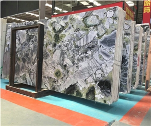 China Luxury White Beauty Marble Block/Green Marble/Ice Connect Marble/Ice Green/Chinese Green Marble/China Green Marble Blocks