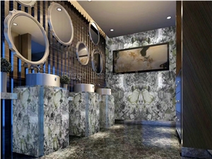 China Luxury White Beauty Marble Block/Green Marble/Ice Connect Marble/Ice Green/Chinese Green Marble/China Green Marble Blocks