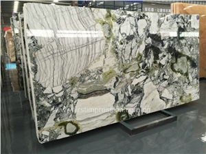 Cool White Beauty Green Marble/Ice Connect Marble Block/Ice Green/China Green Marble/Green Marble Blocks/Nice Blocks/Ice Green Marble Block