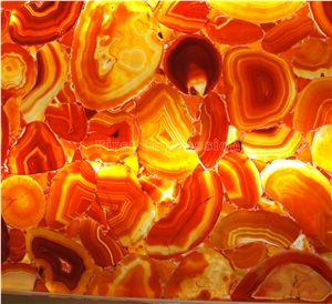 High Quality & Best Price Red Agate Semiprecious Stone Big Slabs/Gemstone Slabs & Tiles/Red Agate Semi Precious Wall Covering/Interior Decoration for Kitchen/Background