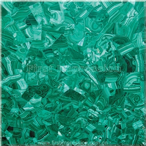 Hot Malachite Semiprecious Stone Slab/Luxury Green Semi-Precious Stone Slab&Tile&Customized/Semi Precious Stone Slab for Wall Cladding&Flooring/Semi-Precious Stone Panel/Interior Decoration