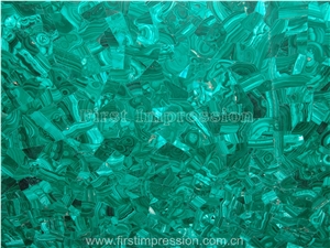 Hot Malachite Semiprecious Stone Slab/Luxury Green Semi-Precious Stone Slab&Tile&Customized/Semi Precious Stone Slab for Wall Cladding&Flooring/Semi-Precious Stone Panel/Interior Decoration