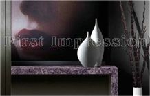 Hot Purple Crystal Semiprecious Stone Big Slabs/Luxury Lilac Semi-Precious Stone Slab&Tile&Customized/Semi Precious Stone Slab for Wall Cladding&Flooring/Semi-Precious Stone Panel/Interior Decoration