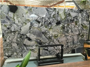 Ice Green Marble Block/Ice Connect Marble/White Beauty/Ice Green/China Green Marble/Green Marble Blocks/Nice Blocks