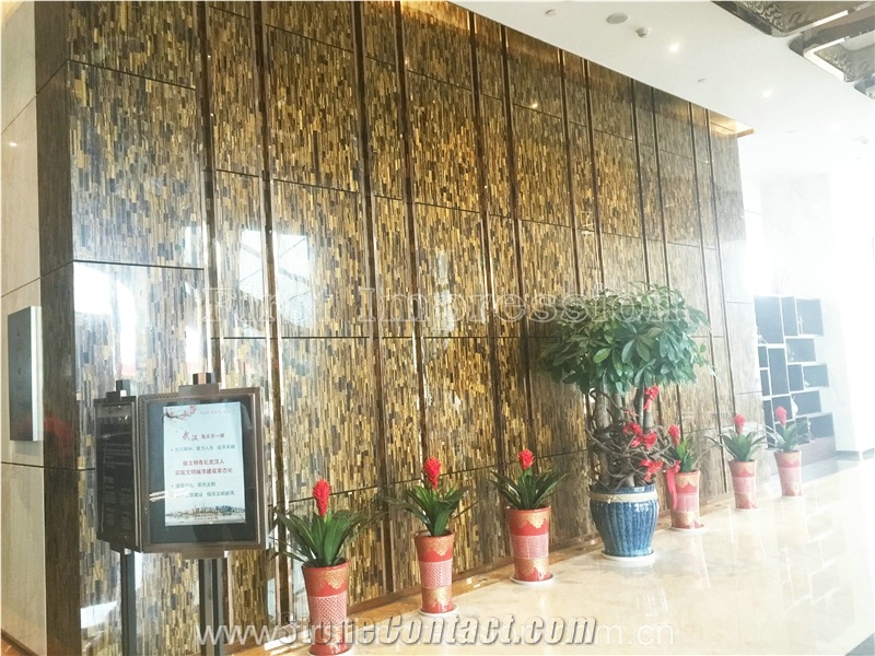 Luxury Tiger Eye Semiprecious Stone Slabs&Tiles/New Tiger Eye Stone Big Slabs/Semiprecious Stone Slabs/Gemstone Tiles for Wall & Floor Covering