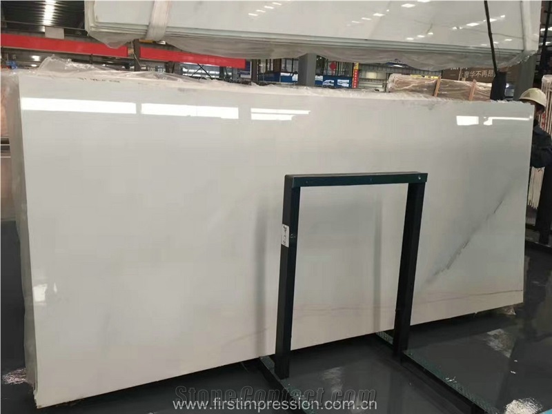 Popular Pure Han Whtie Marble Tiles & Slabs/Sichuang White Marble Tiles & Slabs/China White Marble Tiles & Slabs/Whtie Jade Marble Tiles & Slabs/Lighting Storm Marble Tiles for Wall