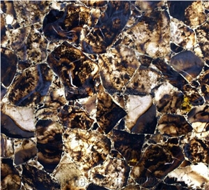 White Agate Semiprecious Stone Gangsaw Big Slab&Tiles&Customized/Gemstone for Flooring&Wall Covering/Mixed Color Semi Precious Stone Panels/Colorful Stone Flooring/Interior Decoration Material