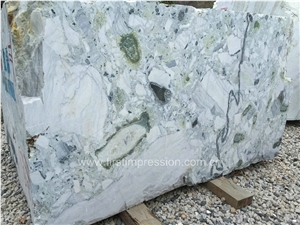 White Beauty Marble Blocks/Ice Connect Marble/Chinese Green/Ice Green/White and Green Project Chinese Natural Stone Products