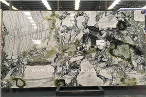 White Beauty Marble Slab /Ice Connect Marble Slab /White Beauty Lux Marble Slab and Tiles /Green Marble Slab