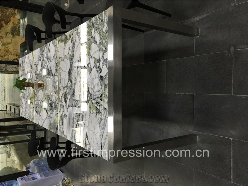 White Beauty Marble Slab /Ice Connect Marble Slab /White Beauty Lux Marble Slab and Tiles /Green Marble Slab