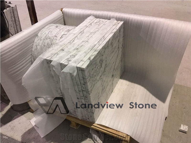 Statuario Table Tops, Carrara Table Tops, Round Table Top