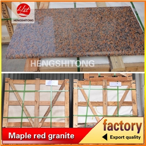 High Quality Polished Red Granite Slabs, Tiles