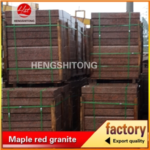 High Quality Polished Red Granite Slabs, Tiles
