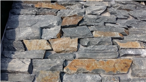 Green Slate China Stone Decor Glued Cultured Ledge Stone Wall Cladding