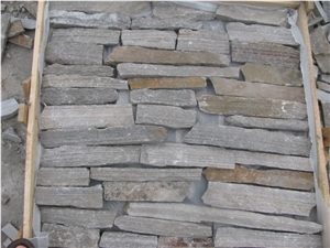 Quartzite Building Stone Brick Stacked Fieldstone Split Face Culture Stone