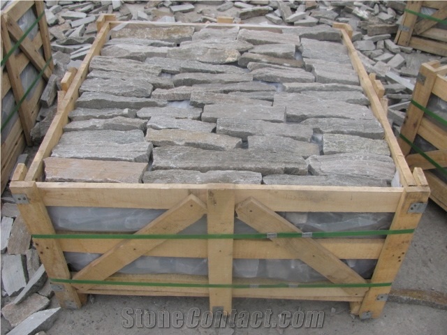 Quartzite Building Stone Brick Stacked Fieldstone Split Face Culture Stone