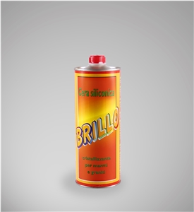 Brillo Liquid Silicone Based Wax, Used to Renew the Polish on Marble, Granite, Natural Stones