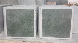 Natural Stone Mossy Green Stones, Vietnam, Rohm Pattern Slabs & Tiles