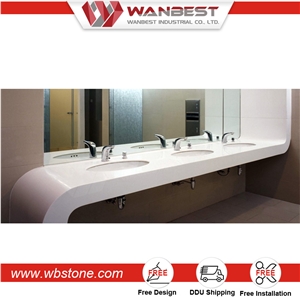 Hotel/Home Artificial Stone Bathroom Sinks Round Hand Wash Bowl Hotel/Home Artificial Stone Bathroom Sinks Round Hand Wash Bowl