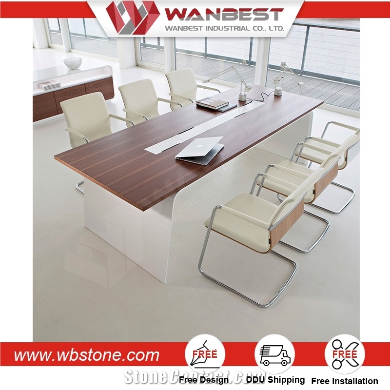 Office Desk with Factory Price Marble Stone Office Furniture Desk
