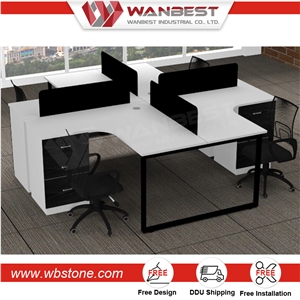 Office Partitions Work Station 4 People Office Desk Office Partitions Work Station 4 People Office Desk