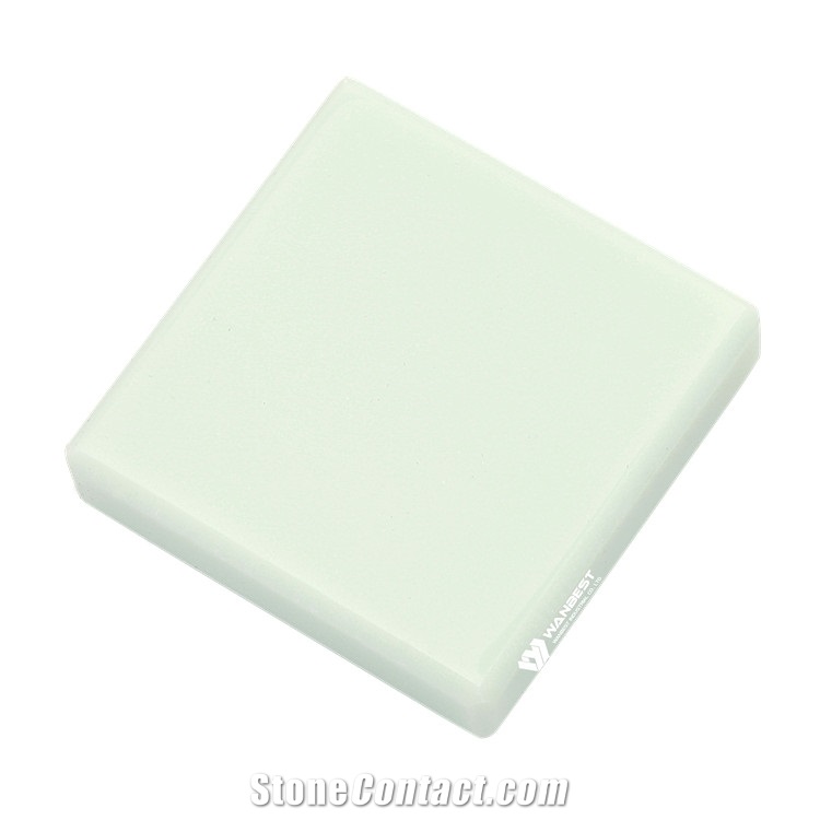 Pure Color Quartz Solid Surface Sheet Man-Made Stone for Sale