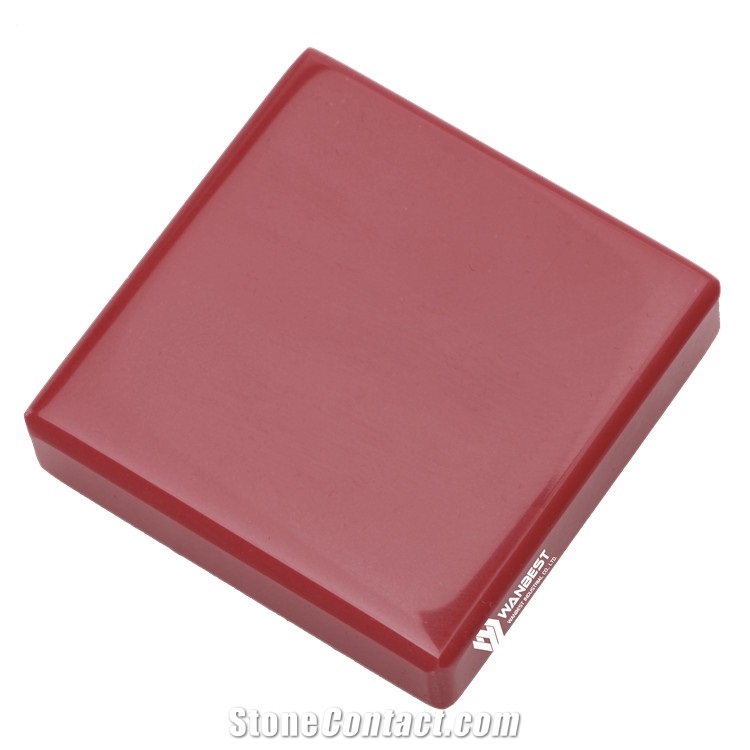 Pure Color Quartz Solid Surface Sheet Man-Made Stone for Sale