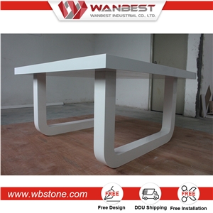 Rectangle Wooden Dining Table Long Design American Style