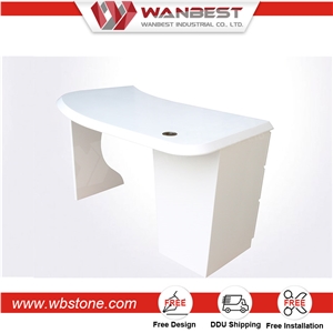 Solid Surface Customized Solid Surface Reception Desk Office Desk
